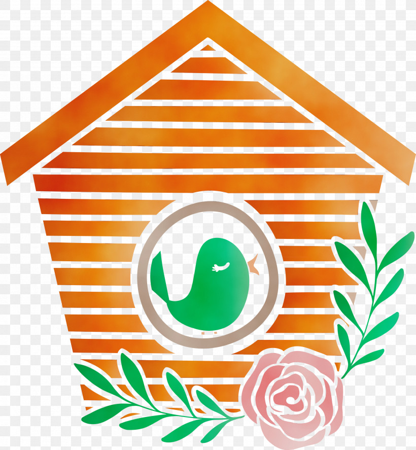 Green Logo, PNG, 2771x3000px, Cute Cartoon Bird, Bird House, Green, Logo, Paint Download Free