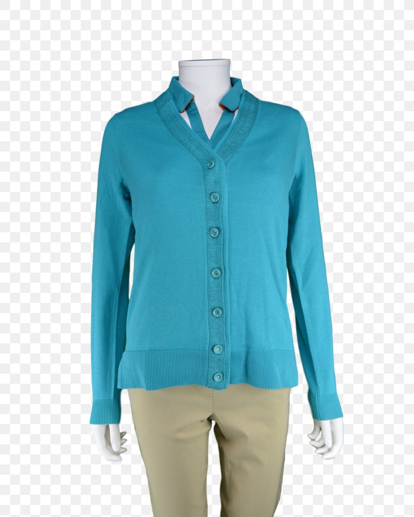 Sleeve E P Pro Sweater Cardigan Top, PNG, 681x1024px, Sleeve, Aqua, Aqua Crush, Blouse, Button Download Free
