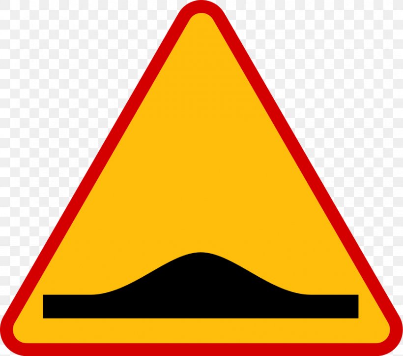 Speed Bump Warning Sign Traffic Sign Vienna Convention On Road Traffic, PNG, 870x768px, Speed Bump, Area, Carriageway, Driver S License, Pedestrian Crossing Download Free