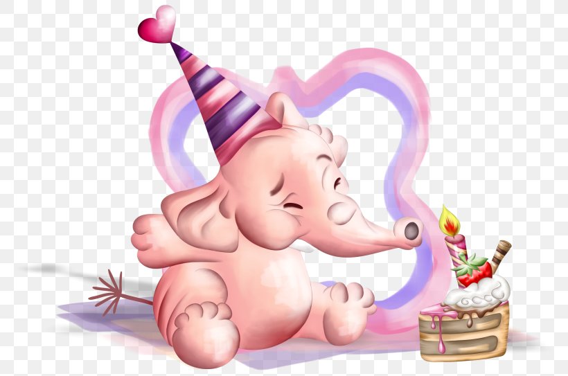 Elephant Party Birthday Clip Art, PNG, 800x543px, Watercolor, Cartoon, Flower, Frame, Heart Download Free