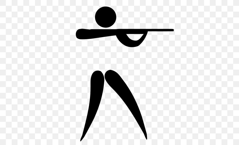 Summer Olympic Games ISSF World Shooting Championships Shooting Sport, PNG, 500x500px, Olympic Games, Area, Black, Black And White, Issf World Shooting Championships Download Free