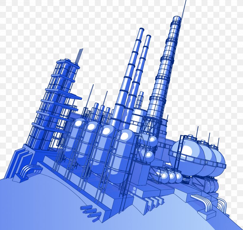 Chemical Plant Factory Illustration, PNG, 2244x2120px, Chemical Plant, Building, Chimney, Engineering, Factory Download Free