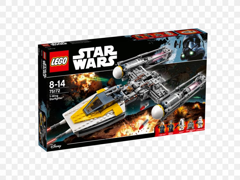Lego Star Wars II: The Original Trilogy Amazon.com Y-wing, PNG, 2400x1800px, Amazoncom, Awing, Construction Set, Lego, Lego Minifigure Download Free