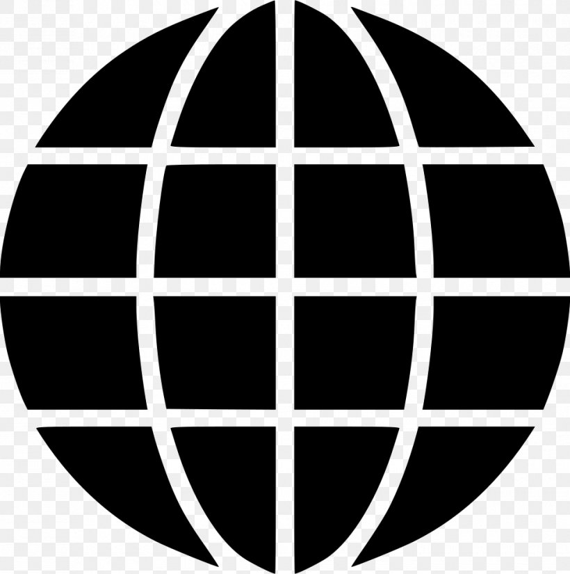Globe World Earth Symbol, PNG, 980x986px, Globe, Area, Black And White ...
