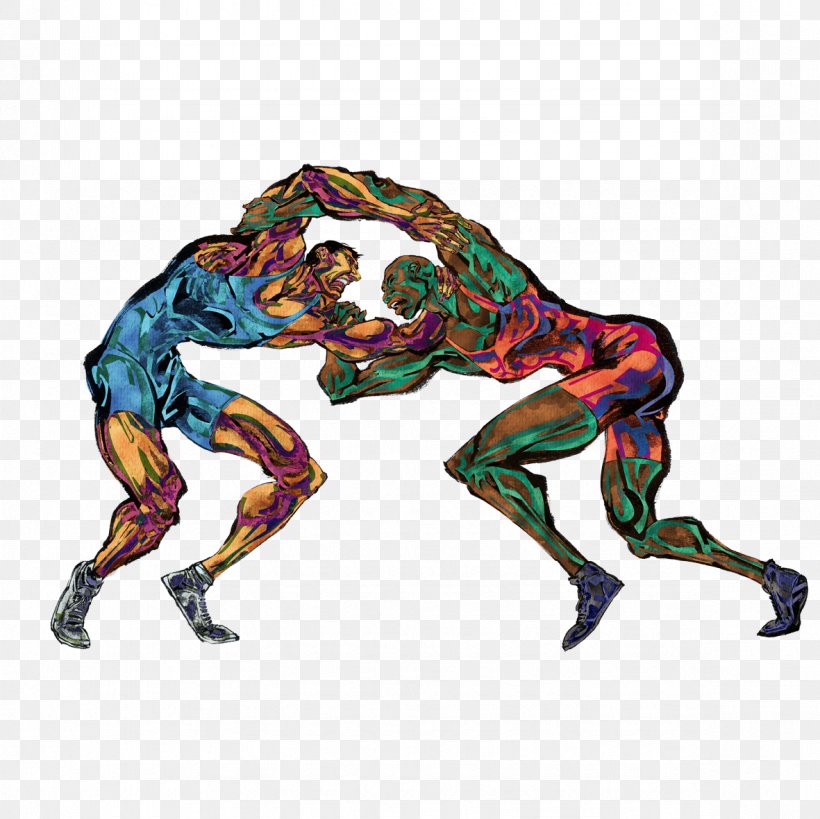 Wrestling Sport Cartoon Illustration, PNG, 1181x1181px, Wrestling, Amateur Wrestling, Art, Athlete, Fictional Character Download Free