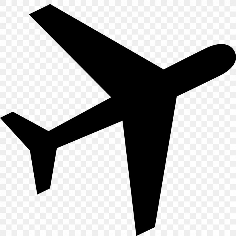 Airplane Aircraft Clip Art, PNG, 1200x1200px, Airplane, Air Travel, Aircraft, Aviation, Black And White Download Free