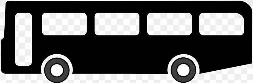 Bus Clip Art, PNG, 2400x788px, Bus, Automotive Design, Black And White, Brand, Bus Stop Download Free