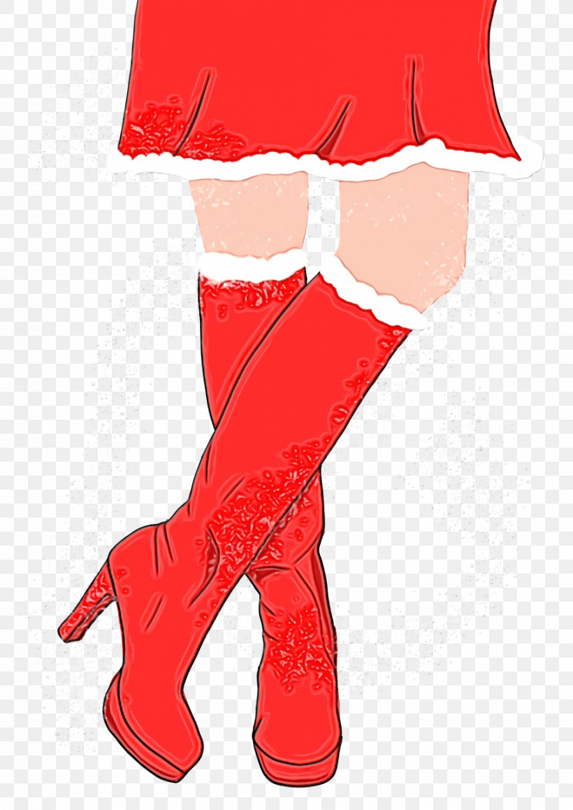 High-heeled Shoe Shoe Pin-up Girl Stocking Red, PNG, 906x1280px, Watercolor, Character, Character Created By, Footwear, Highheeled Shoe Download Free