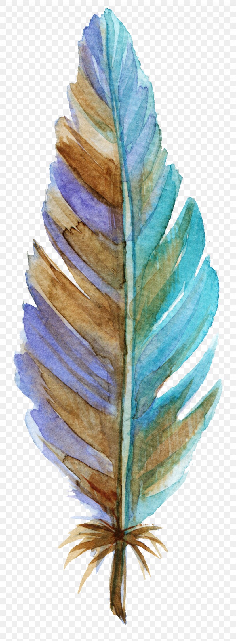 Leaf Feather Texture Mapping, PNG, 973x2644px, Leaf, Blue, Color, Feather, Green Download Free