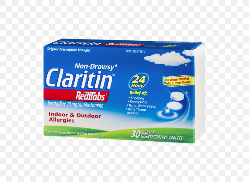 Loratadine Non-Drowsy Allergy Children's Claritin Tablet, PNG, 600x600px, Loratadine, Allergy, Antihistamine, Asthma, Brand Download Free