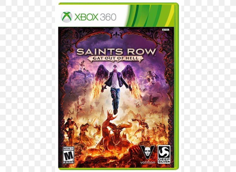 Saints Row: Gat Out Of Hell Saints Row IV Saints Row: The Third Xbox 360, PNG, 600x600px, Saints Row Gat Out Of Hell, Game, Pc Game, Playstation 3, Playstation 4 Download Free