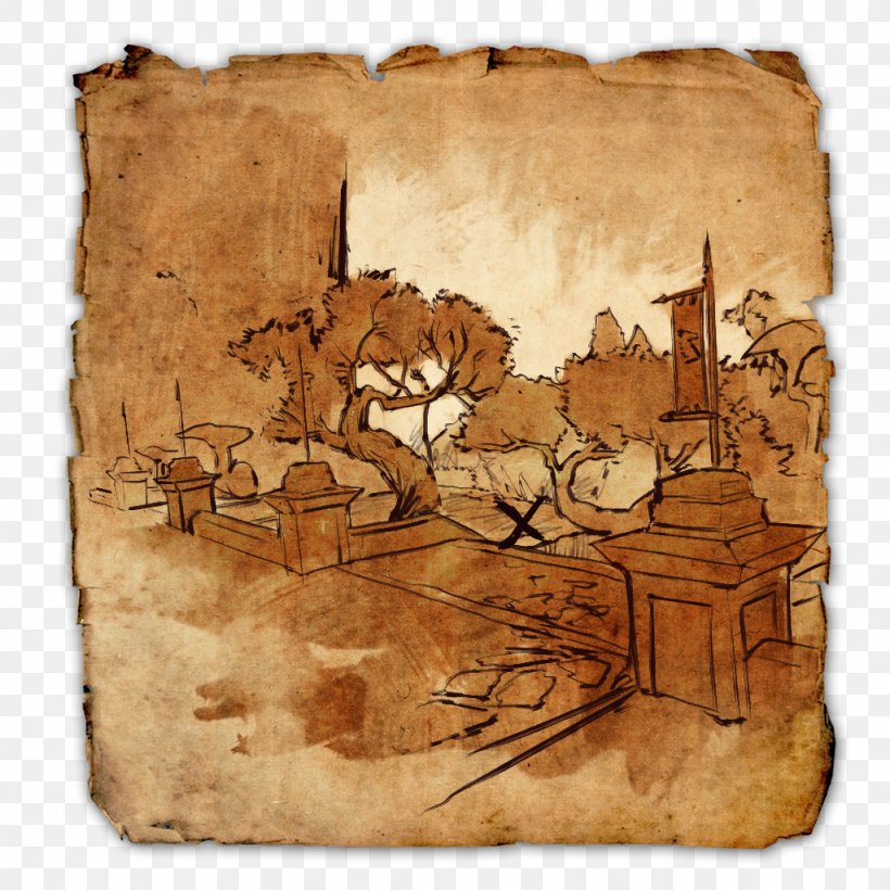 Treasure Map Elder Scrolls Online: Clockwork City, PNG, 1024x1024px, Treasure Map, Buried Treasure, Elder Scrolls, Elder Scrolls Online, Elder Scrolls Online Clockwork City Download Free