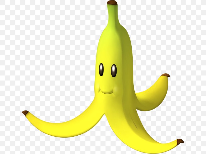 Mario Kart 7 Super Mario Kart Mario Kart Wii Mario Kart 8 Super Mario Bros., PNG, 647x612px, Mario Kart 7, Banana, Banana Family, Banana Peel, Food Download Free