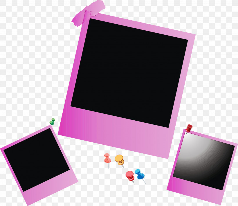 Picture Frame, PNG, 3000x2605px, Polaroid Frame, Computer, Computer Monitor, Gadget, Handheld Game Console Download Free