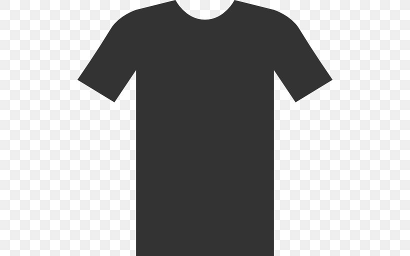 T-shirt Clothing Sleeve, PNG, 512x512px, Tshirt, Active Shirt, Black, Black And White, Brand Download Free