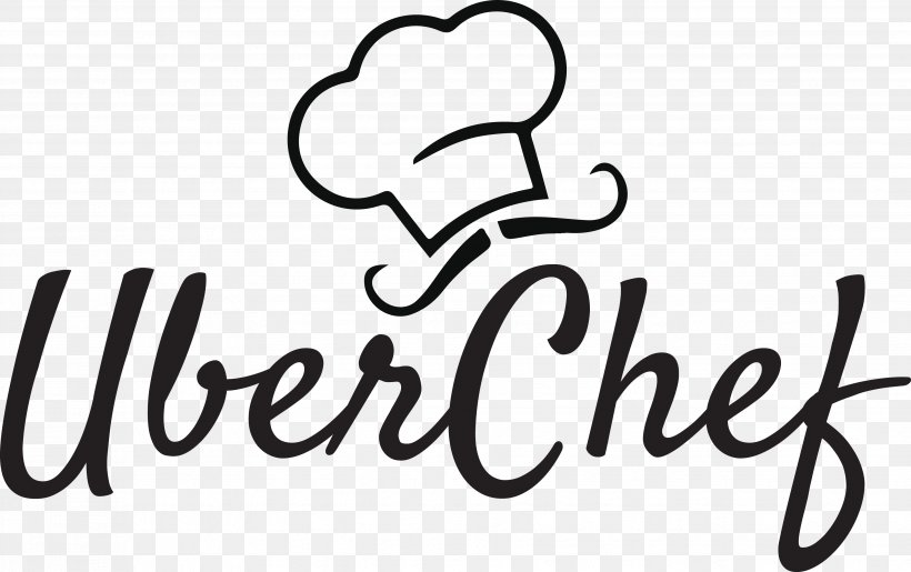 Chef Cooking Logo Food Restaurant, PNG, 3714x2337px, Chef, Area, Black And White, Brand, Calligraphy Download Free