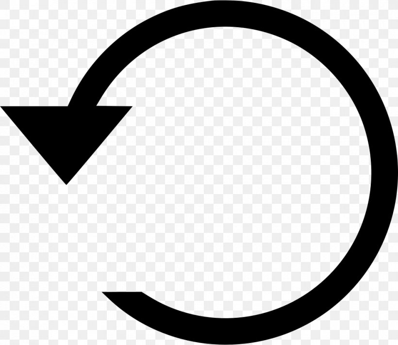 Arrow Circle Symbol, PNG, 980x850px, Symbol, Area, Black, Black And White, Brand Download Free