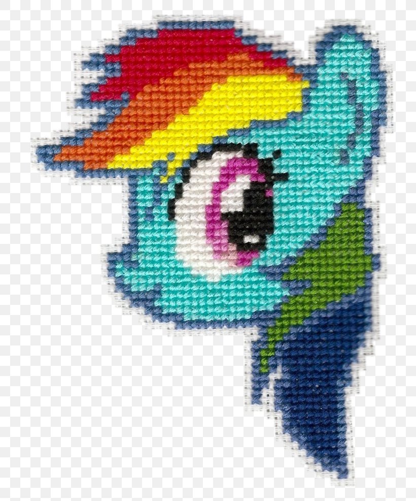 Rainbow Dash 2011 PX Character Cross-stitch, PNG, 810x986px, Rainbow Dash, Art, Character, Cross Stitch, Crossstitch Download Free