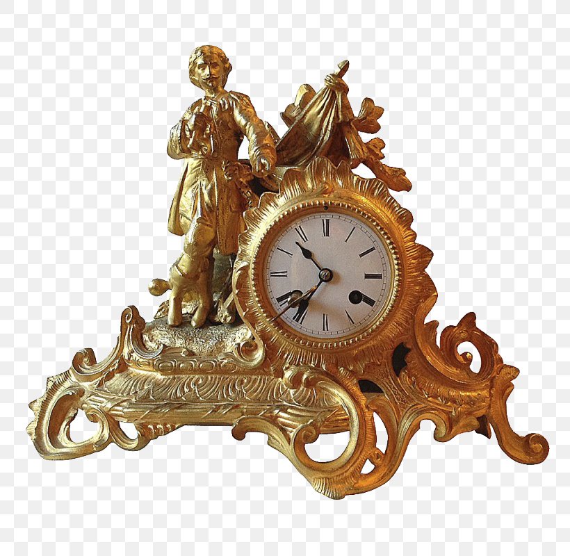 01504 Bronze Antique Clock, PNG, 800x800px, Bronze, Antique, Brass, Clock, Home Accessories Download Free