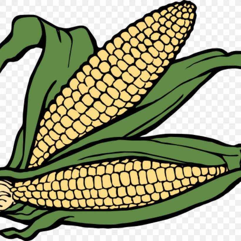 Corn On The Cob Clip Art Maize Sweet Corn Image, PNG, 1024x1024px, Corn On The Cob, Agriculture, Artwork, Commodity, Crop Download Free