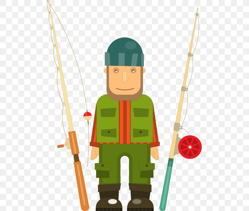 Fishing Rod Euclidean Vector Illustration, PNG, 511x697px, Fishing, Angling, Bidezidor Kirol, Fictional Character, Fish Hook Download Free
