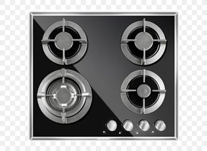Hob Gas Stove Beko Cooking Ranges Gas Burner, PNG, 600x600px, Hob, Beko, Black And White, Brenner, Cast Iron Download Free
