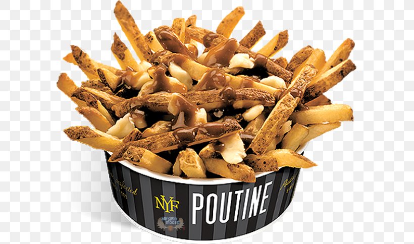 Poutine French Fries Canadian Cuisine Love Fries New York Fries, PNG, 595x484px, Poutine, Canadian Cuisine, Cheese Curd, Cheese Fries, Cuisine Download Free