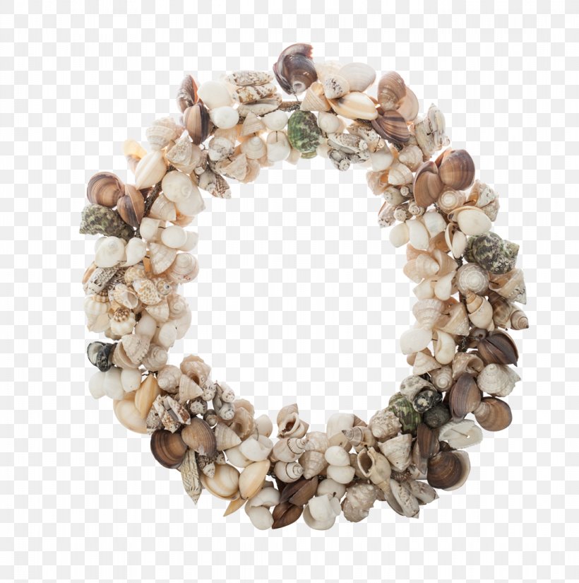 Seashell Jewellery Wreath, PNG, 1093x1100px, Seashell, Jewellery, Wreath Download Free
