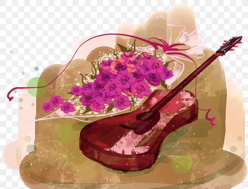 Watercolor Painting Violin, PNG, 1500x1144px, Watercolor, Cartoon, Flower, Frame, Heart Download Free