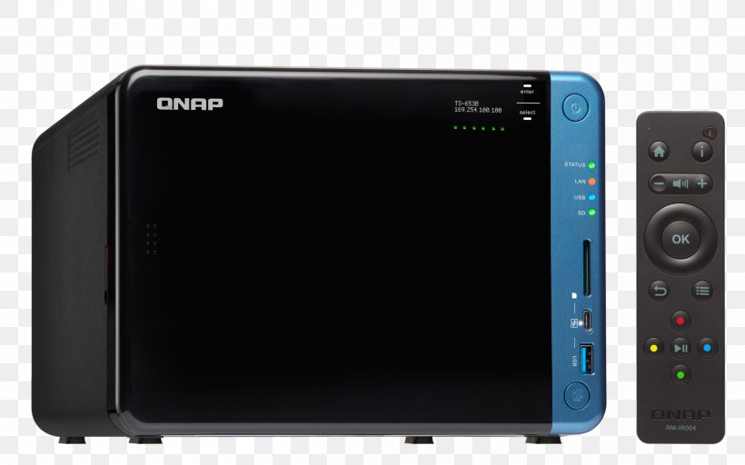 Network Storage Systems QNAP TS-653B Serial ATA Hard Drives QNAP TS-453B-4G 4-Bay NAS, PNG, 2000x1250px, Network Storage Systems, Audio Receiver, Cameras Optics, Computer Servers, Desktop Computers Download Free