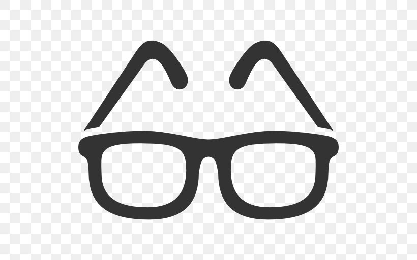 Glasses Magnifying Glass, PNG, 512x512px, Glasses, Black And White, Eye, Eyewear, Glass Download Free