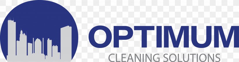 Logo Optimum Cleaning Solutions Floor Cleaning, PNG, 3205x830px, Logo, Afacere, Blue, Brand, Cleaner Download Free