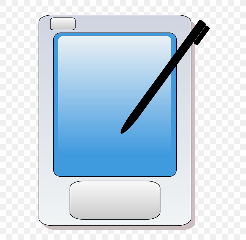 PDA Clip Art, PNG, 582x800px, Pda, Blue, Computer, Computer Icon, Handheld Devices Download Free