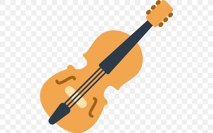 Violone Violin Cello Emoji Viola, PNG, 512x512px, Watercolor, Cartoon, Flower, Frame, Heart Download Free