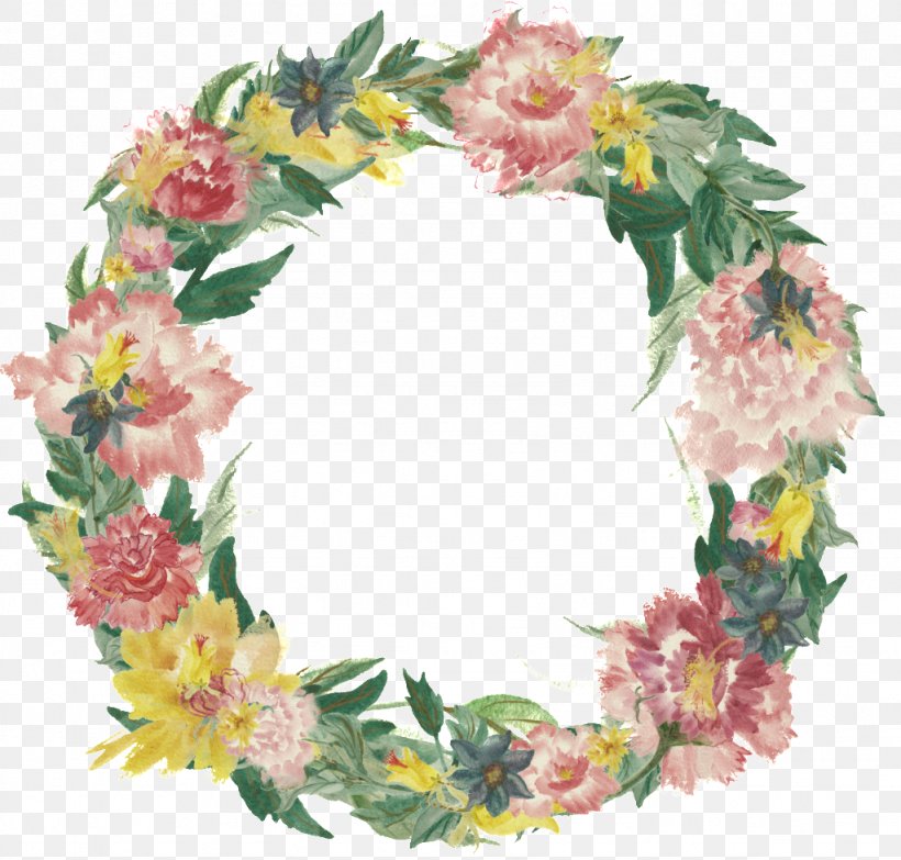 Wreath Floral Design Image Flower, PNG, 1024x979px, Wreath, Cut Flowers, Drawing, Fashion Accessory, Floral Design Download Free