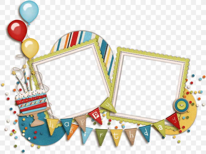 Picture Frames Birthday Clip Art, PNG, 3275x2455px, Picture Frames, Birthday, Depositfiles, Picture Frame, Text Download Free
