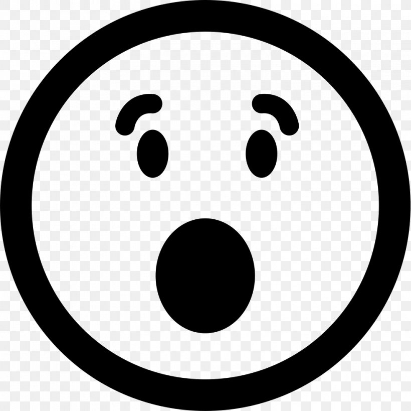 Smiley Emoticon Symbol Clip Art, PNG, 981x980px, Smiley, Area, Black, Black And White, Emoticon Download Free