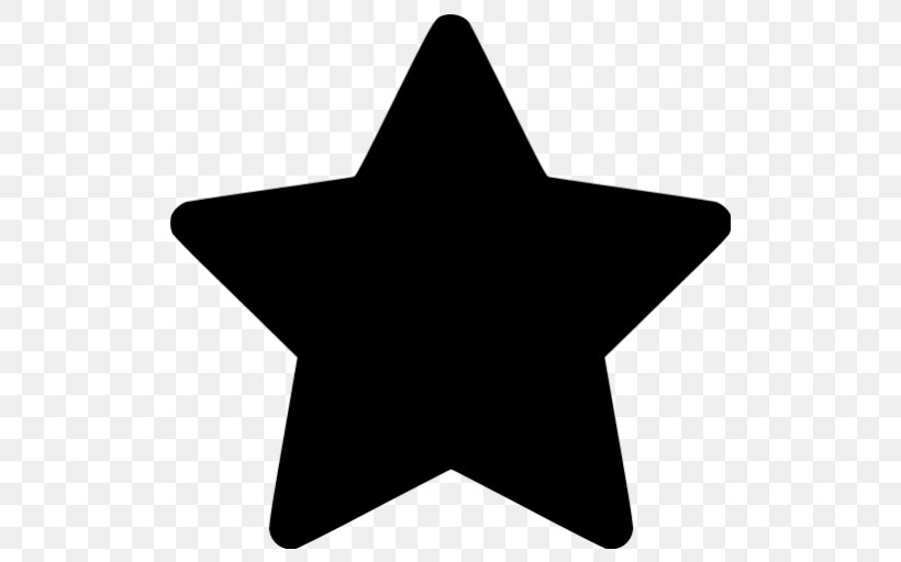 Five-pointed Star Silhouette Clip Art, PNG, 512x512px, Star, Black, Black And White, Drawing, Fivepointed Star Download Free