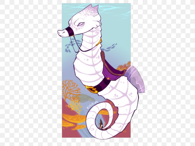 Seahorse Illustration Animated Cartoon Mammal, PNG, 500x615px, Seahorse, Animated Cartoon, Art, Fictional Character, Horse Download Free