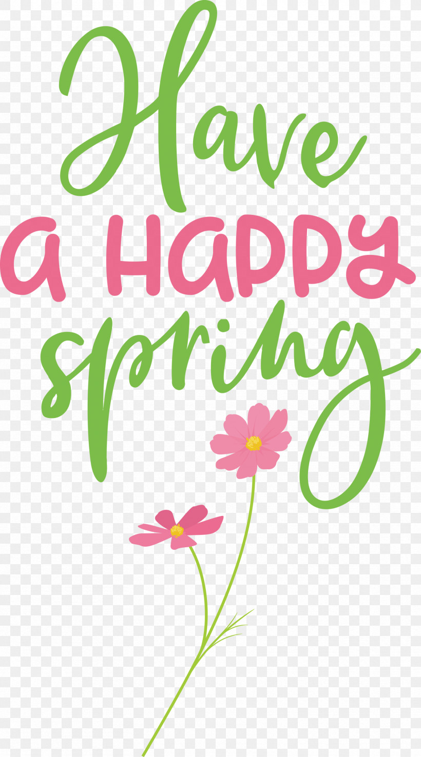 Spring Have A Happy Spring, PNG, 1666x2999px, Spring, Cut Flowers, Floral Design, Happiness, Leaf Download Free