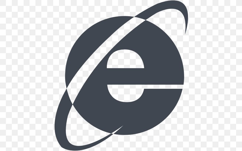 Web Browser Internet Explorer File Explorer, PNG, 512x512px, Web Browser, Black And White, Brand, Computer Hardware, Computer Software Download Free