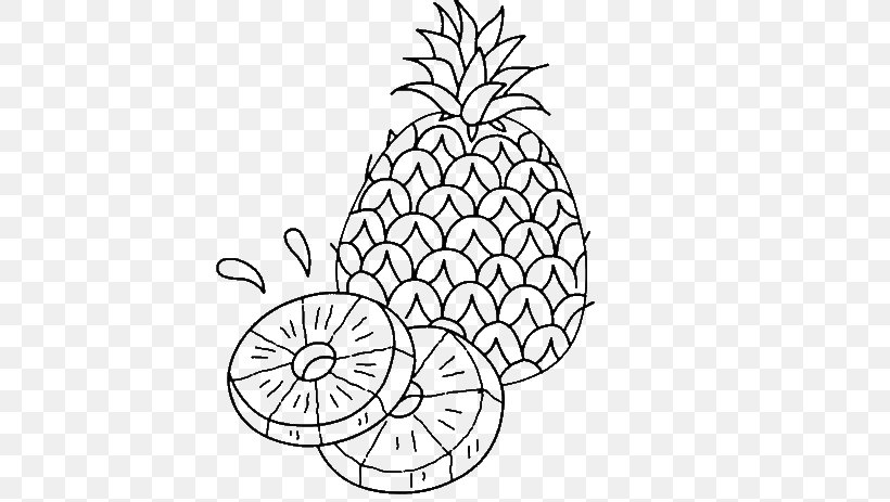 Coloring Book Pineapple Drawing Fruit Image, PNG, 600x463px, Coloring Book, Adult, Area, Art, Artwork Download Free