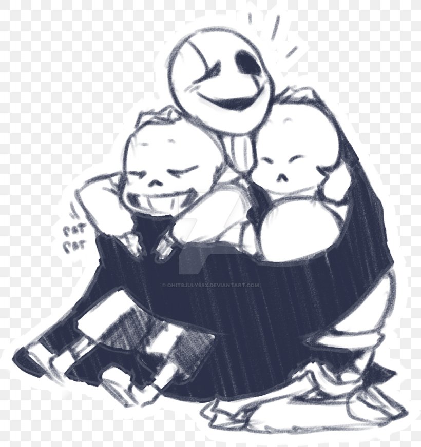 Undertale Goopy Father Papyrus Hug, PNG, 1024x1090px, Watercolor, Cartoon, Flower, Frame, Heart Download Free