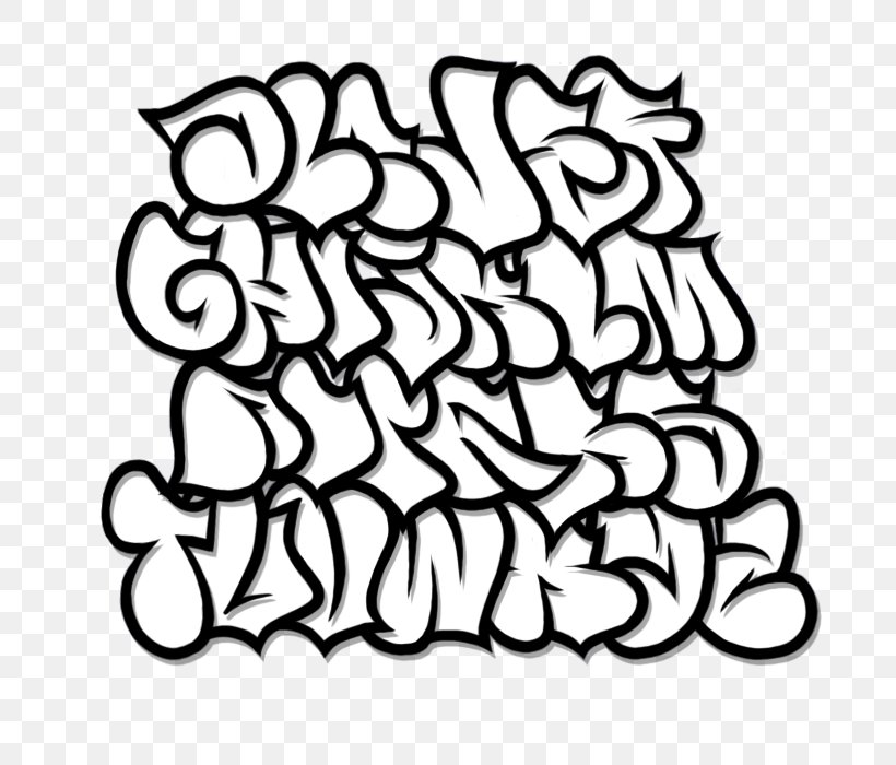 Alphabet Graffiti Lettering Clip Art, PNG, 800x700px, Alphabet, Area, Art, Black, Black And White Download Free