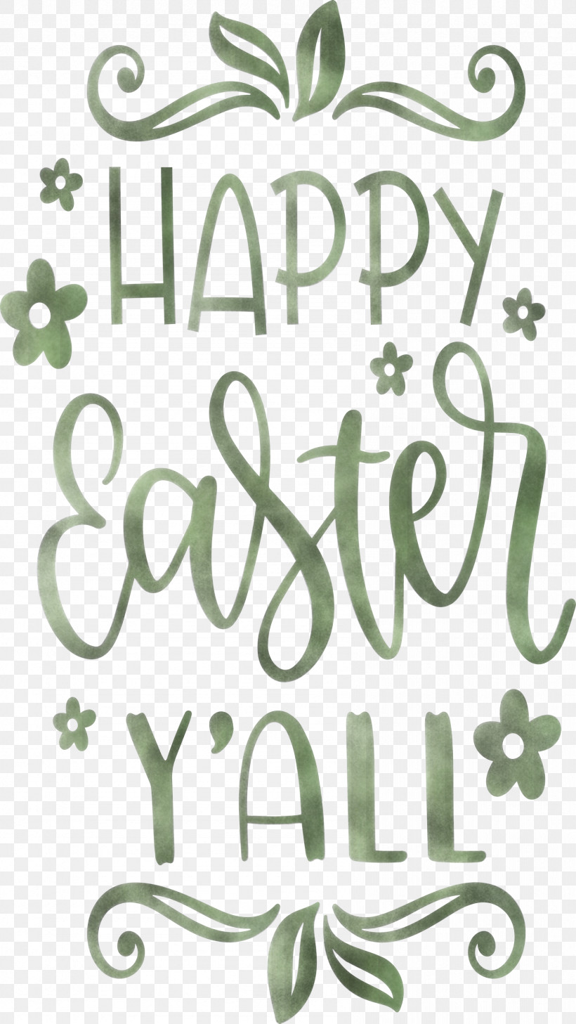 Easter Day Easter Sunday, PNG, 1687x2999px, Easter Day, Calligraphy, Easter Sunday, Green, Plant Download Free