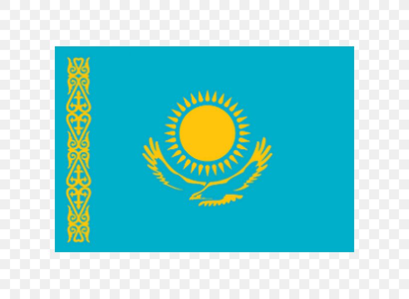Flag Of Kazakhstan National Flag Vector Graphics, PNG, 600x600px, Kazakhstan, Area, Brand, Flag, Flag Of Kazakhstan Download Free