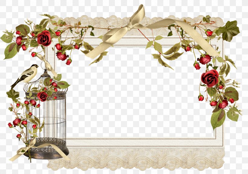 Picture Frames Floral Design Clip Art, PNG, 900x632px, Picture Frames, Blog, Border, Branch, Cut Flowers Download Free