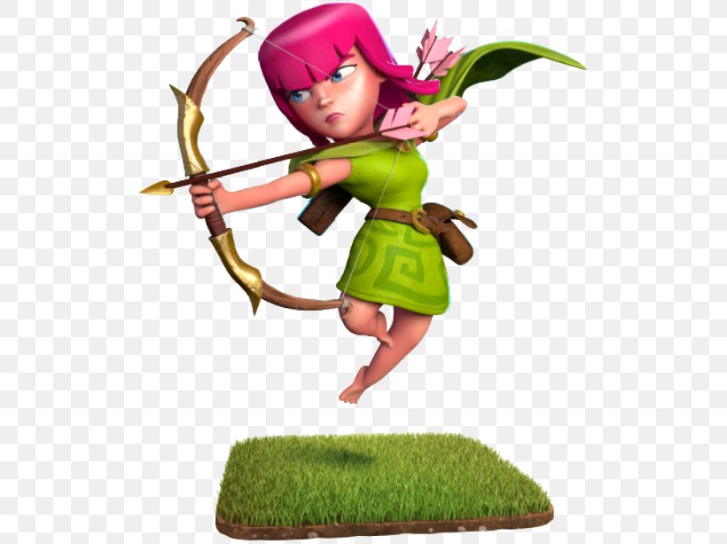 Clash Of Clans Clash Royale Archer Supercell, PNG, 511x613px, Clash Of Clans, Animation, Archer, Bowyer, Clash Royale Download Free