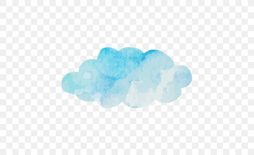 Ink Wash Painting Cloud, PNG, 500x500px, Ink, Aqua, Azure, Blue, Cloud Download Free