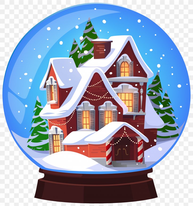 Snow Globe Christmas Santa Claus Clip Art, PNG, 5825x6209px, Santa Claus, Art, Christmas, Christmas Decoration, Christmas Lights Download Free